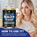 4-in-1 NAD+ & Resveratrol Supplement – Cellular Energy, Focus, Memory & Anti-Aging Support with NMN, Quercetin & Pterostilbene – Advanced Longevity Complex