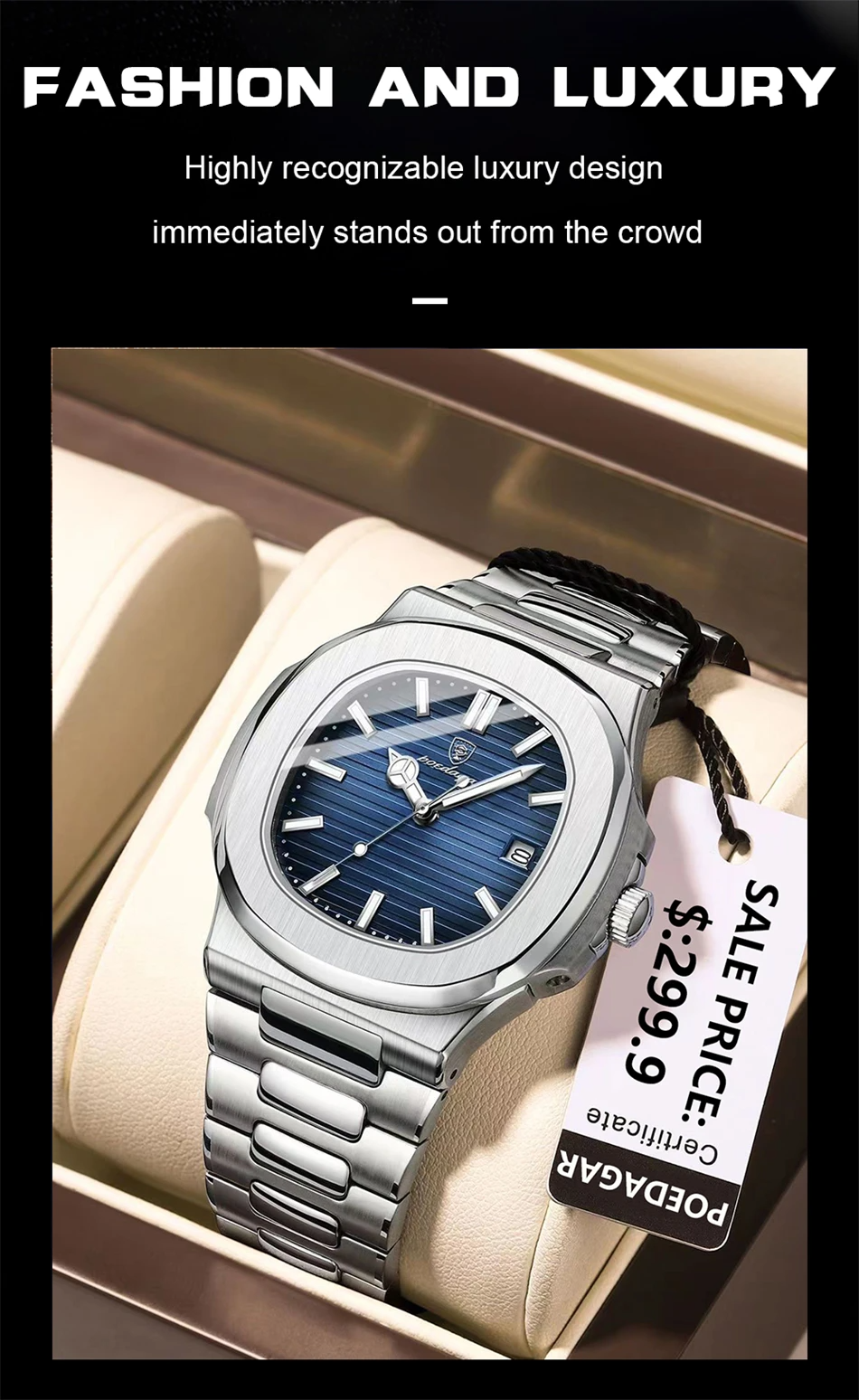 POEDAGAR Prestige 2025 – Men’s Luxury Business Watch