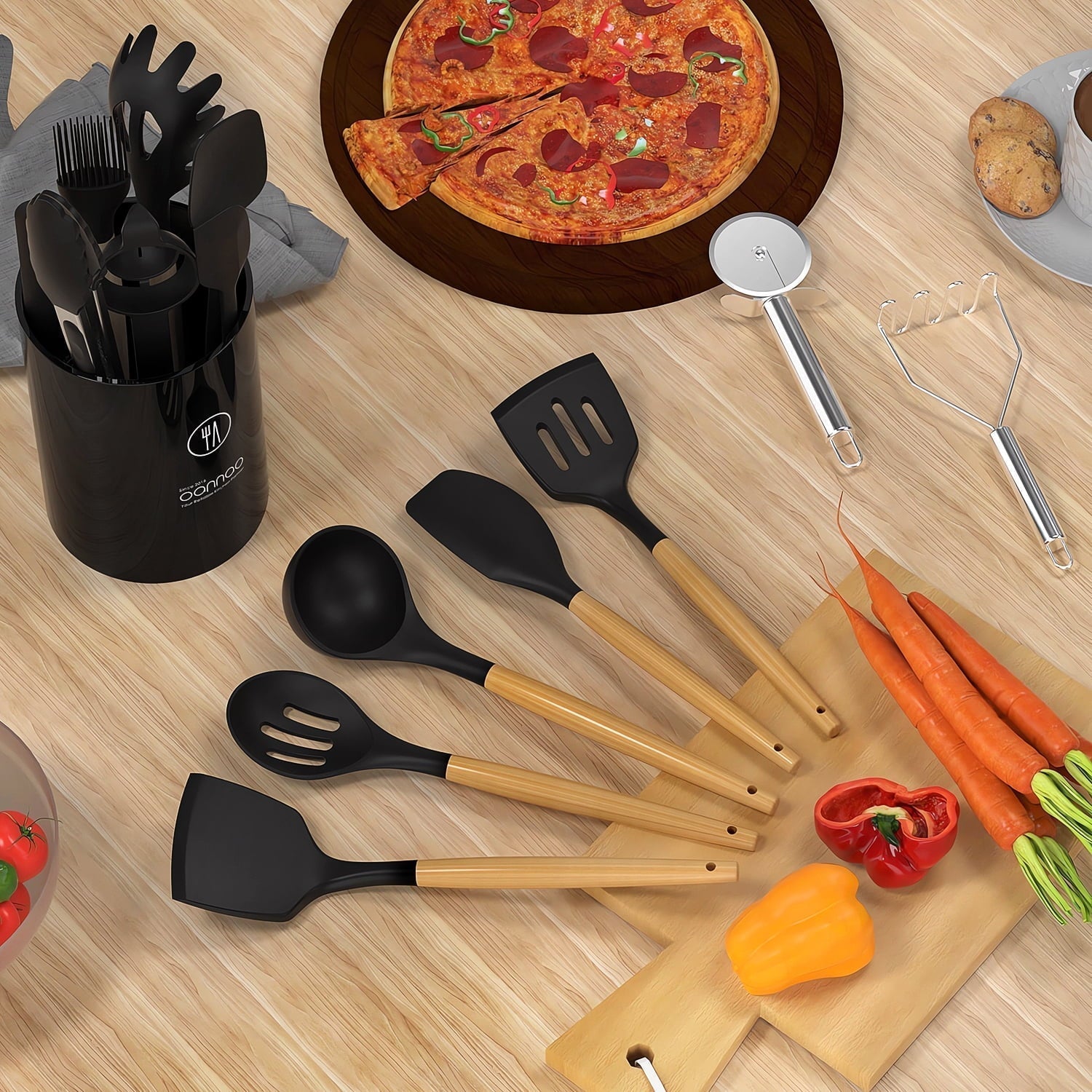 Silicone Cooking Utensils Set