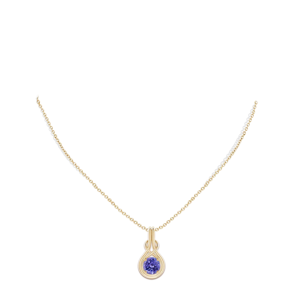 Solitaire Infinity Knot Pendant