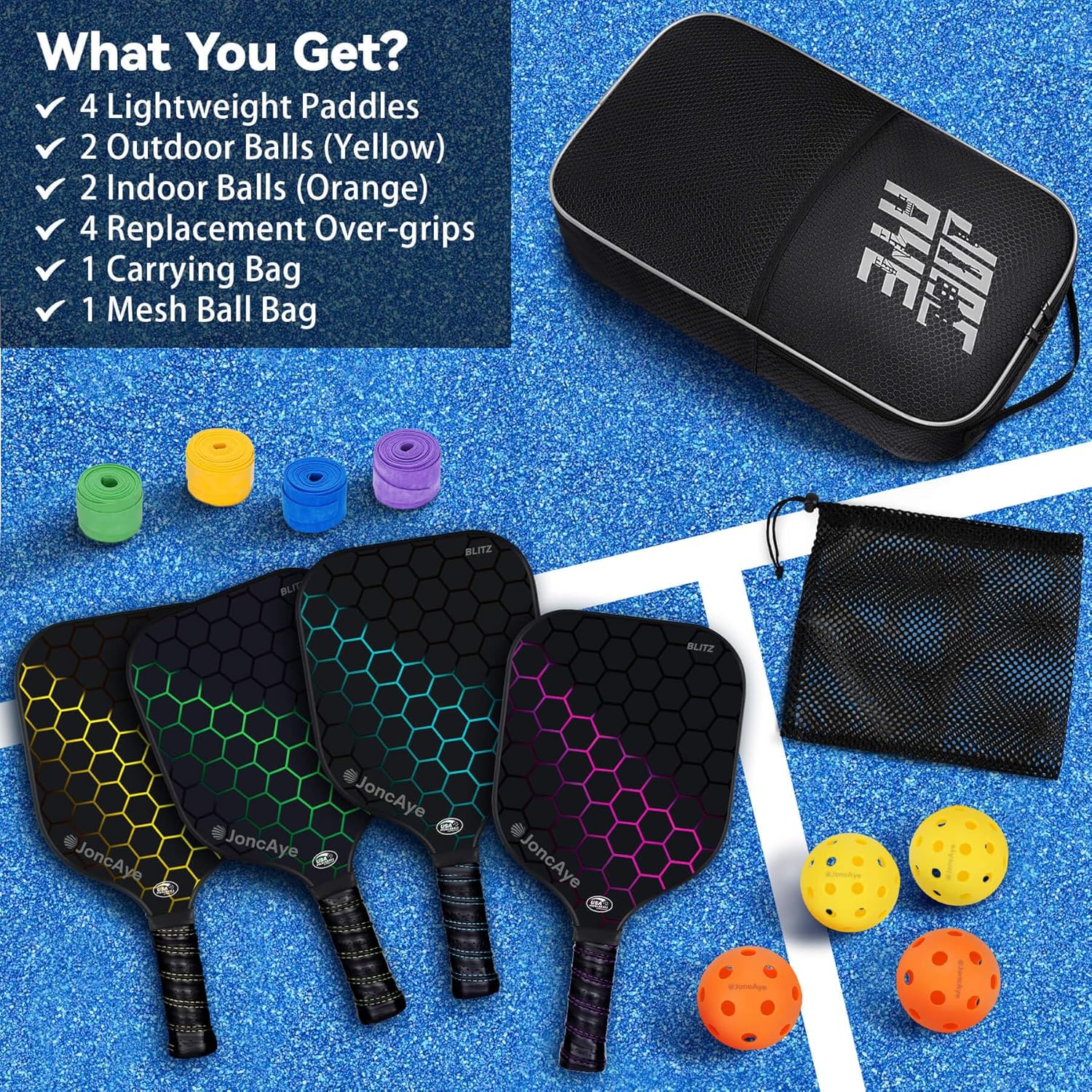 Pickleball Paddles Set