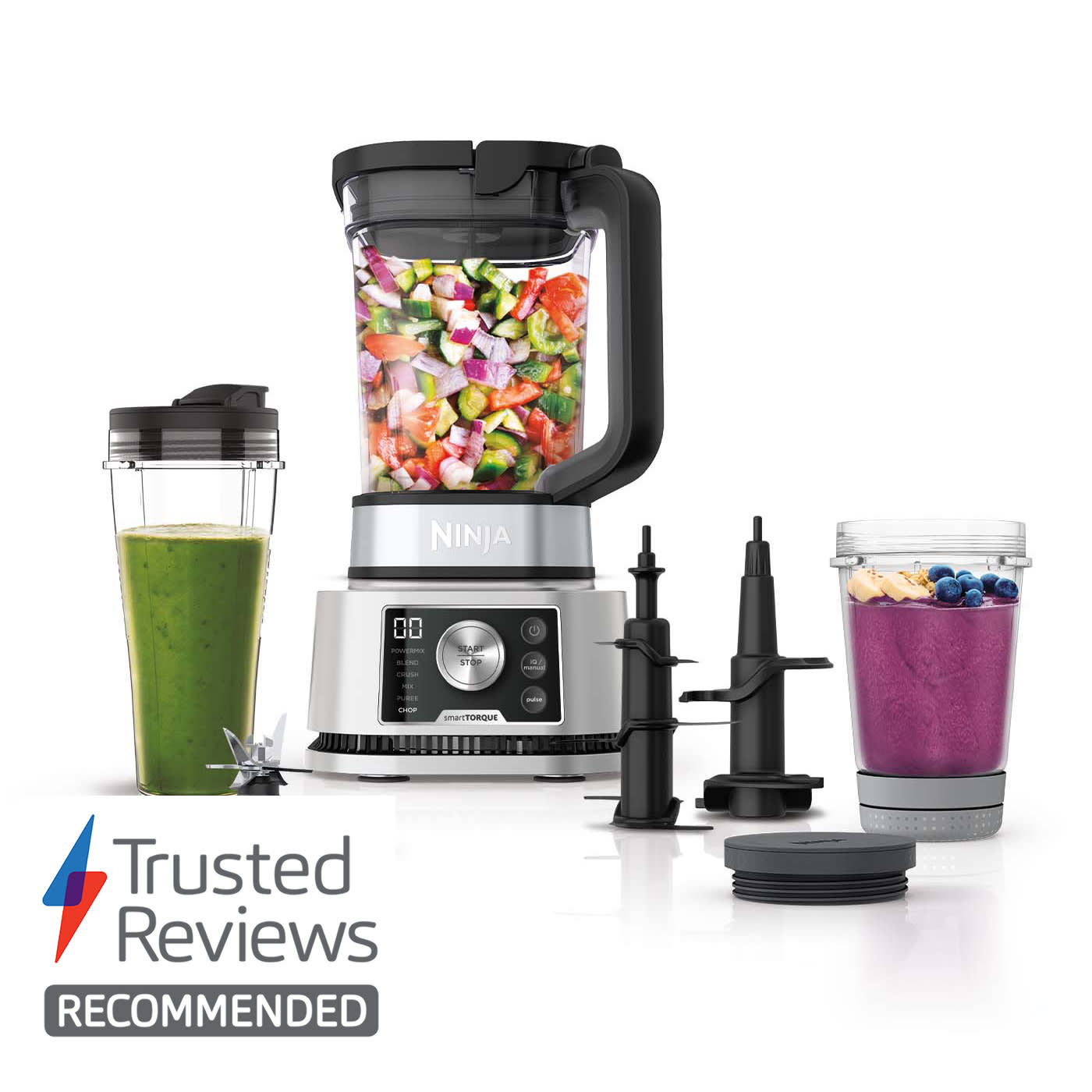 Hamilton Beach Power Elite Blender – 700W, 12 Functions, 40oz Glass Jar (58148A)