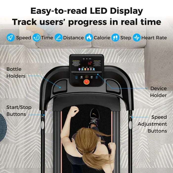 Recovery Fitness Exercise Machine - Walking Treadmill for Senior
