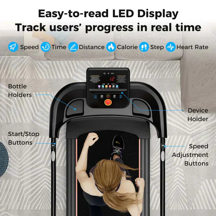 Recovery Fitness Exercise Machine - Walking Treadmill for Senior