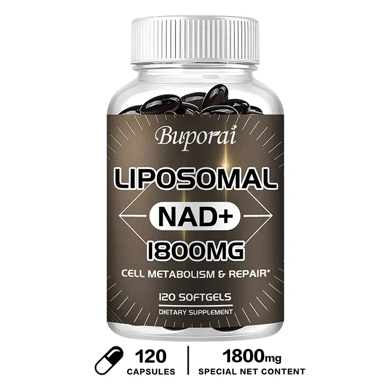 Liposomal NAD+ Supplement – Boost Cellular Energy, Enhance Endurance, Promote Healthy Aging & Brain Function | High Absorption Formula for Men & Women