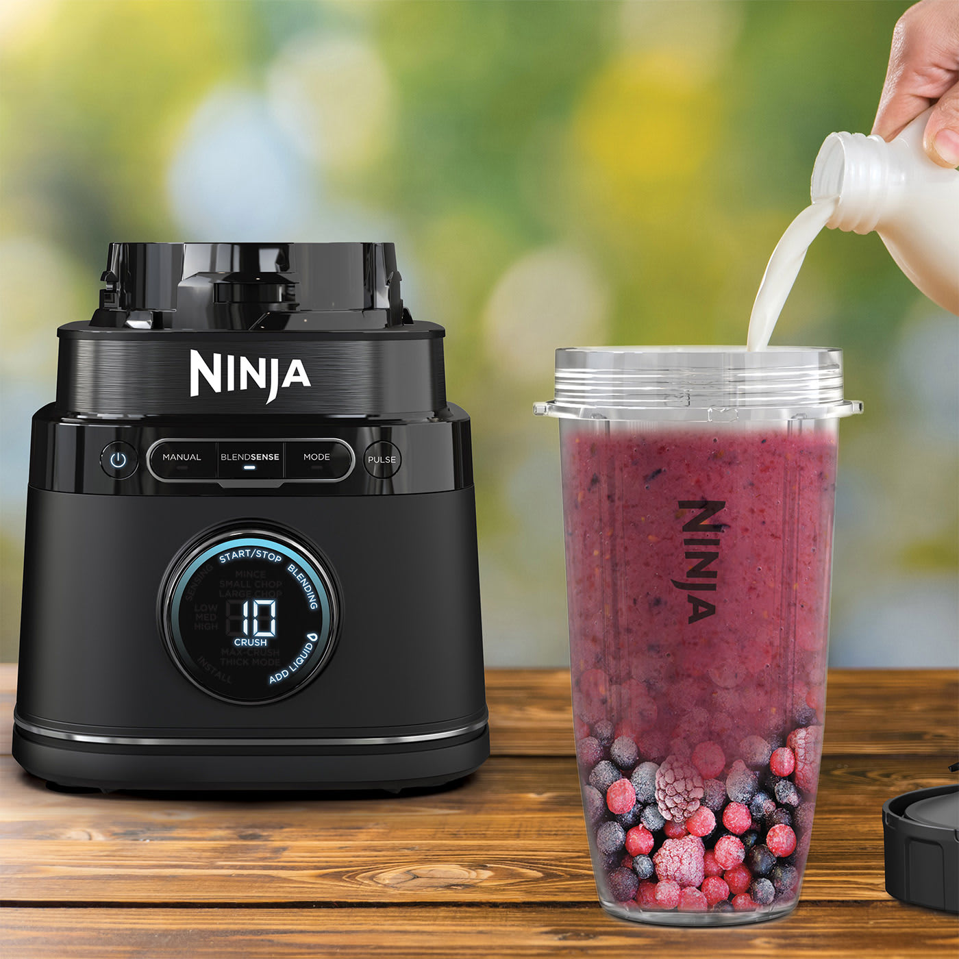 Ninja BN701 Blender – 1400W, 3 Auto-iQ Functions, 72-oz Pitcher, Dark Grey