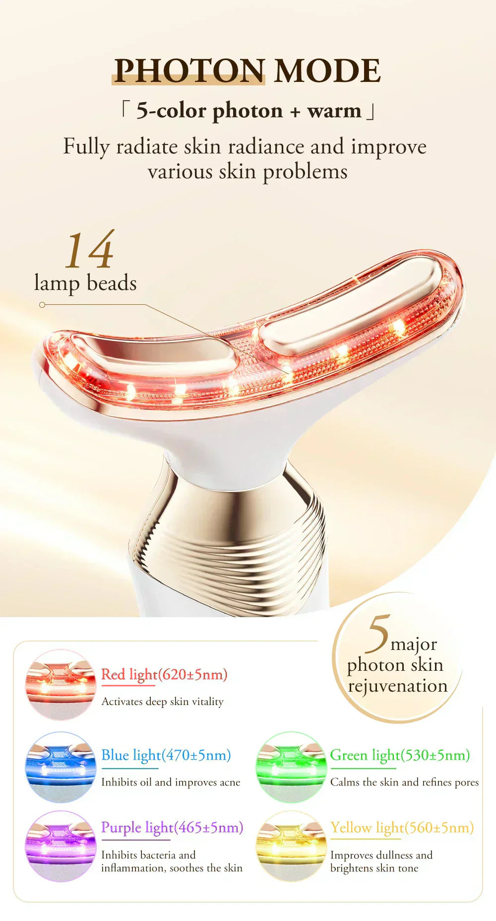 ANLAN Dual Polar Neck Beauty Device – Lift, Firm &amp; Rejuvenate Your Skin