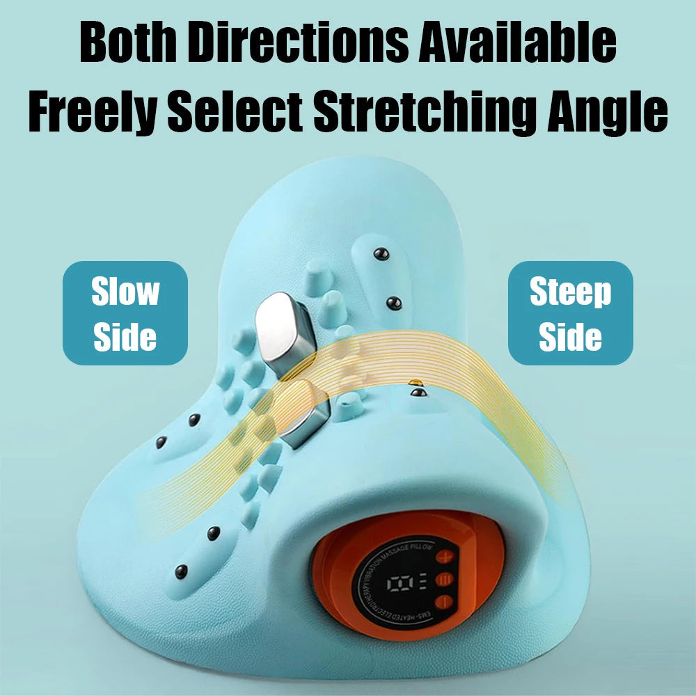Electric Cervical Neck & Shoulder Massager with Traction Support – Lyra