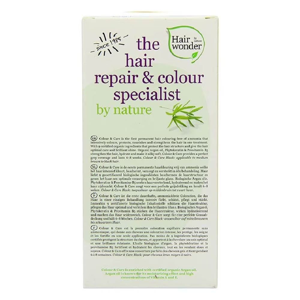 HAIR WONDER Colour & Care Organic #6.35 Hazelnut (For Beautiful And Glamorous Colour, Healthy, Strong And Silky Soft Hair) 100ml