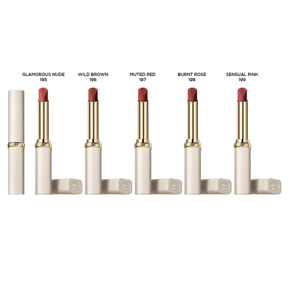 L'OREAL PARIS MAKEUP Color Riche Creme Matte Lipstick 198 Burnt Rose 1s