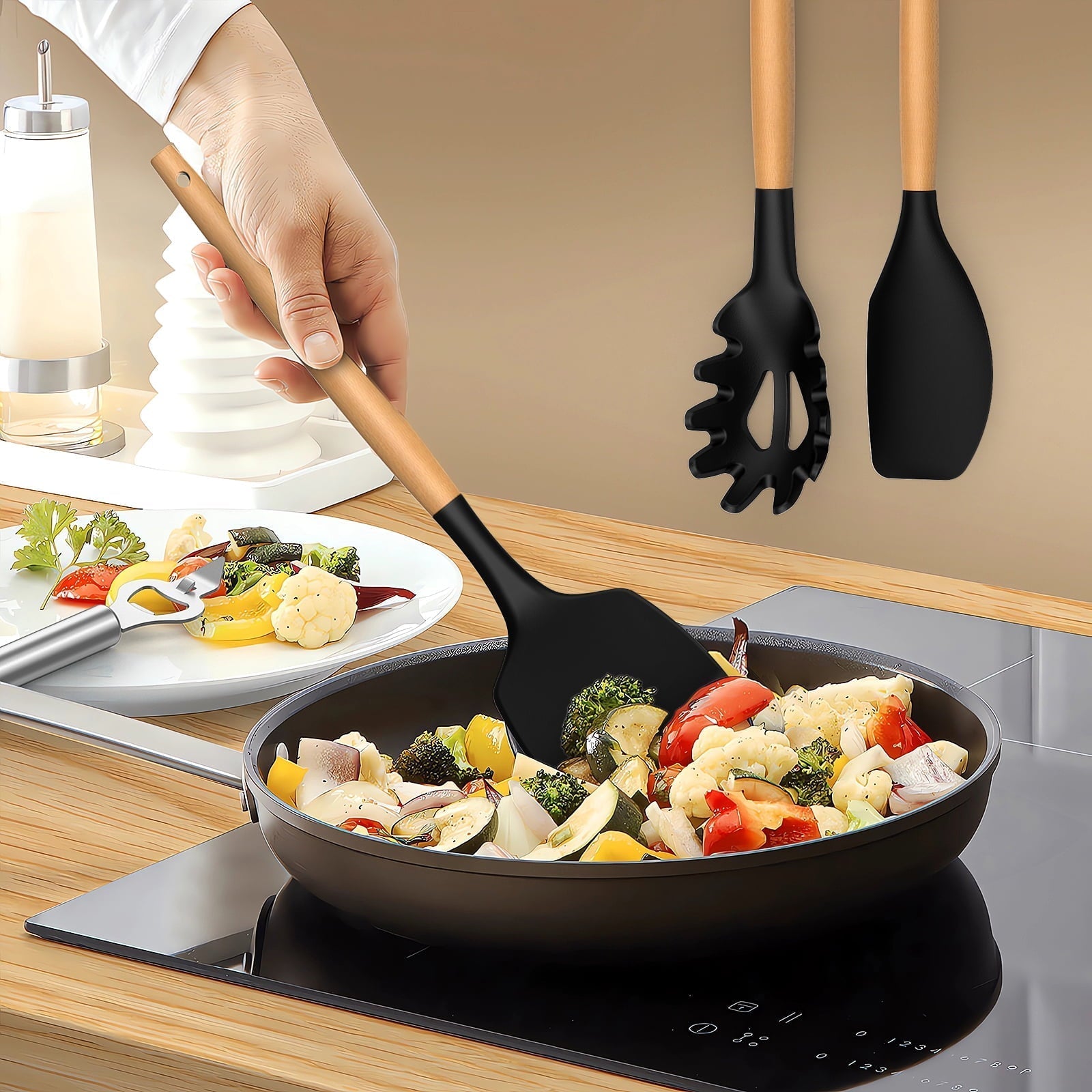 Silicone Cooking Utensils Set