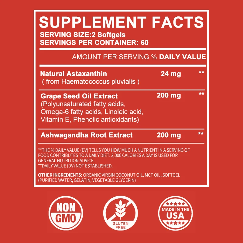 Astaxanthin Complex Supplement – Joint & Immune Support