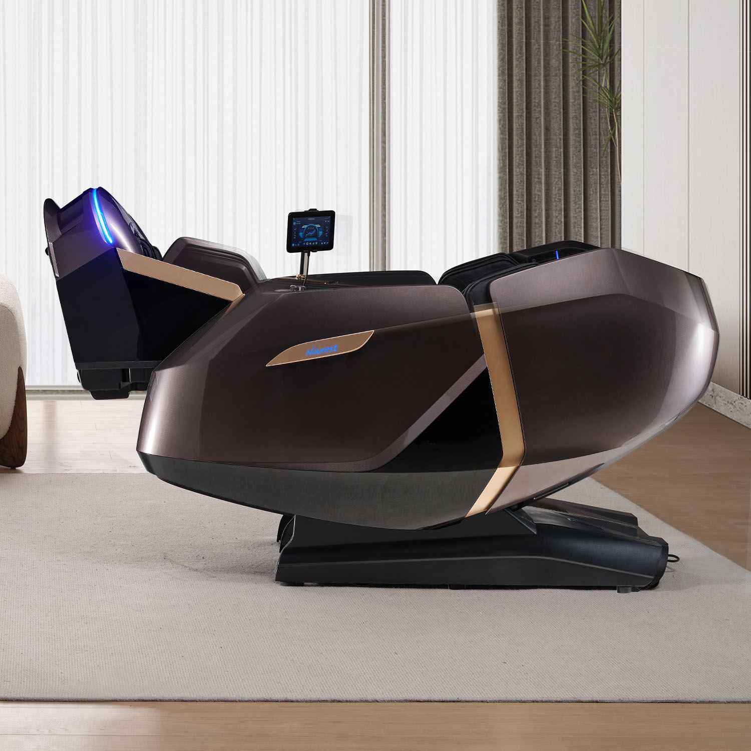 Nourest Stellar™ 4D Dual-Roller Luxury AI Massage Chair