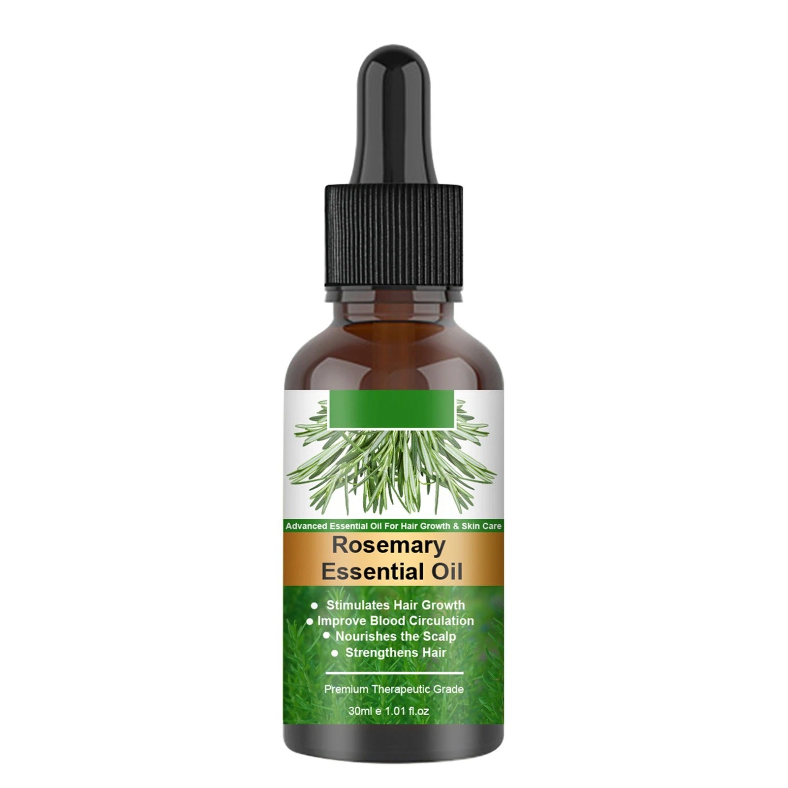Rosemary Essentiall Oil Hair Growth Products Organic Hair Products Scalp Hair Strengthening Oil For Nourish Shiny Hair Healthy.