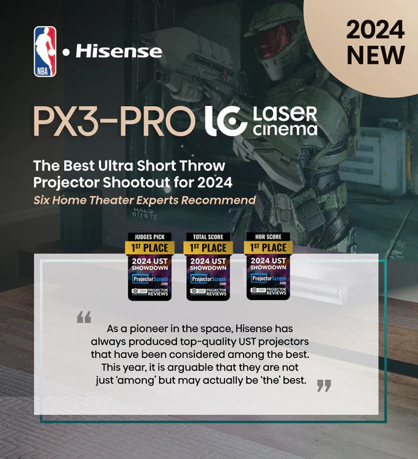 PX3-PRO, Triple Laser, Home Theater UST Projector (up to 150")